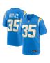 Dicaprio Bootle 35 Los Angeles Chargers Team Game Men Jersey – Powder Blue