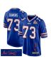 Dion Dawkins 73 Buffalo Bills Super Bowl LIX ‘New Orleans – A Symphony of Sport’ EMBROIDERED Game Men Jersey – Royal