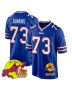 Dion Dawkins 73 Buffalo Bills Super Bowl LIX New Orleans Patch Game Men Jersey – Royal