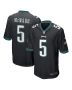 Donovan McNabb 5 Philadelphia Eagles Retired Jersey – Black