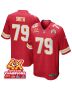 Donovan Smith 79 Kansas City Chiefs Super Bowl LVIII Champions 4X Game Men Jersey – Red