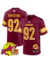 Dorance Armstrong 92 Washington Commanders Super Bowl LIX New Orleans Patch Game Men Jersey – Burgundy