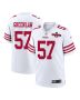 Dre Greenlaw 57 San Francisco 49ers NFC Champions Patch Game Men Jersey – White