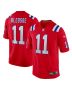 Drew Bledsoe 11 New England Patriots Men Retired Alternate Game Jersey – Red