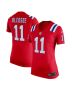 Drew Bledsoe 11 New England Patriots Women Retired Game Jersey – Red