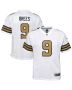 Drew Brees 9 New Orleans Saints YOUTH Color Rush Game Jersey – White