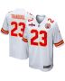 Drue Tranquill 23 Kansas City Chiefs AFC Champions Patch Game Men Jersey – White