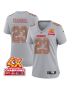 Drue Tranquill 23 Kansas City Chiefs Super Bowl LVIII Champions 4X Atmosphere Fashion Game Women Jersey – Gray