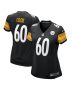 Dylan Cook 60 Pittsburgh Steelers Women’s Game Jersey – Black