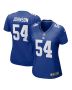 Dyontae Johnson 54 New York Giants Women’s Game Jersey – Royal