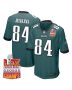 E.J. Jenkins 84 Philadelphia Eagles Super Bowl LIX Champions Patch Game Men Jersey – Midnight Green