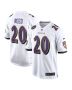 Ed Reed 20 Baltimore Ravens Men Retired Game Jersey – White