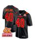 Ekow Boye-Doe 40 Kansas City Chiefs Super Bowl LVIII Champions 4X Fashion Game Men Jersey – Carbon Black