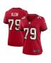 Elijah Klein 79 Tampa Bay Buccaneers Game Women Jersey – Red