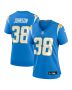Emany Johnson 38 Los Angeles Chargers Women’s Team Game Jersey – Powder Blue