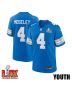 Emmanuel Moseley #4 Detroit Lions Super Bowl LIX YOUTH Jersey – Blue