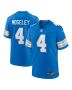 Emmanuel Moseley 4 Detroit Lions Team Game Men Jersey – Blue