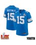 Ennis Rakestraw Jr. #15 Detroit Lions Super Bowl LIX YOUTH Jersey – Blue
