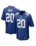 Eric Gray 20 New York Giants Team Game Men Jersey – Royal