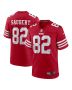 Eric Saubert 82 San Francisco 49ers Team Game Men Jersey – Scarlet