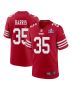 Erik Harris 35 San Francisco 49ers Super Bowl LVIII Patch Game Men Jersey – Scarlet