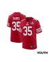 Erik Harris 35 San Francisco 49ers Super Bowl LVIII Patch Game YOUTH Jersey – Scarlet