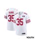Erik Harris 35 San Francisco 49ers Super Bowl LVIII Patch Game YOUTH Jersey – White