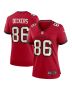 Evan Deckers 86 Tampa Bay Buccaneers Women’s Game Jersey – Red
