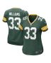 Evan Williams 33 Green Bay Packers Women’s Game Jersey – Green