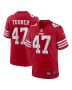 Ezekiel Turner 47 San Francisco 49ers Team Game Men Jersey – Scarlet