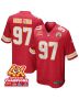 Felix Anudike-Uzomah 97 Kansas City Chiefs Super Bowl LVIII Champions 4X Game Men Jersey – Red