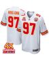 Felix Anudike-Uzomah 97 Kansas City Chiefs Super Bowl LVIII Champions 4X Game Men Jersey – White