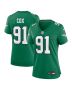 Fletcher Cox 91 Philadelphia Eagles Women’s Alternate Game Jersey – Kelly Green