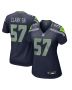 Frank Clark 57 Seattle Seahawks Game Women Jersey – College Navy