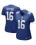 Frank Gifford 16 New York Giants Women Game Retired Jersey – Royal