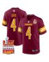 Frankie Luvu 4 Washington Commanders Super Bowl LIX Champions Patch Game Men Jersey – Burgundy