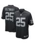 Fred Biletnikoff 25 Las Vegas Raiders Men Game Retired Jersey – Black