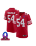 Fred Warner 54 San Francisco 49ers 2025 Pro Bowl Patch Game Men Jersey – Scarlet