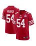Fred Warner 54 San Francisco 49ers Super Bowl LVIII Patch Game Men Jersey – Scarlet