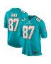 Freddie Swain 87 Miami Dolphins Game Men Jersey – Aqua