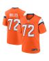 Garett Bolles 72 Denver Broncos Team Game Men Jersey – Orange