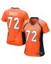 Garett Bolles 72 Denver Broncos Women Game Jersey – Orange
