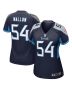 Garret Wallow 54 Tennessee Titans Women’s Game Jersey – Navy