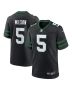 Garrett Wilson 5 New York Jets Alternate Game Men Jersey – Legacy Black