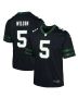 Garrett Wilson 5 New York Jets Alternate Game YOUTH Jersey – Legacy Black