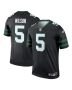 Garrett Wilson 5 New York Jets Alternate Legend Jersey – Men, Legacy Black