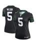 Garrett Wilson 5 New York Jets Alternate Legend Jersey, Women Legacy Black
