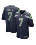 Geno Smith 7 Seattle Seahawks Men Game Jersey – College Navy