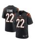 Geno Stone 22 Cincinnati Bengals Game Men Jersey – Black