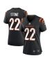 Geno Stone 22 Cincinnati Bengals Women’s Game Jersey – Black